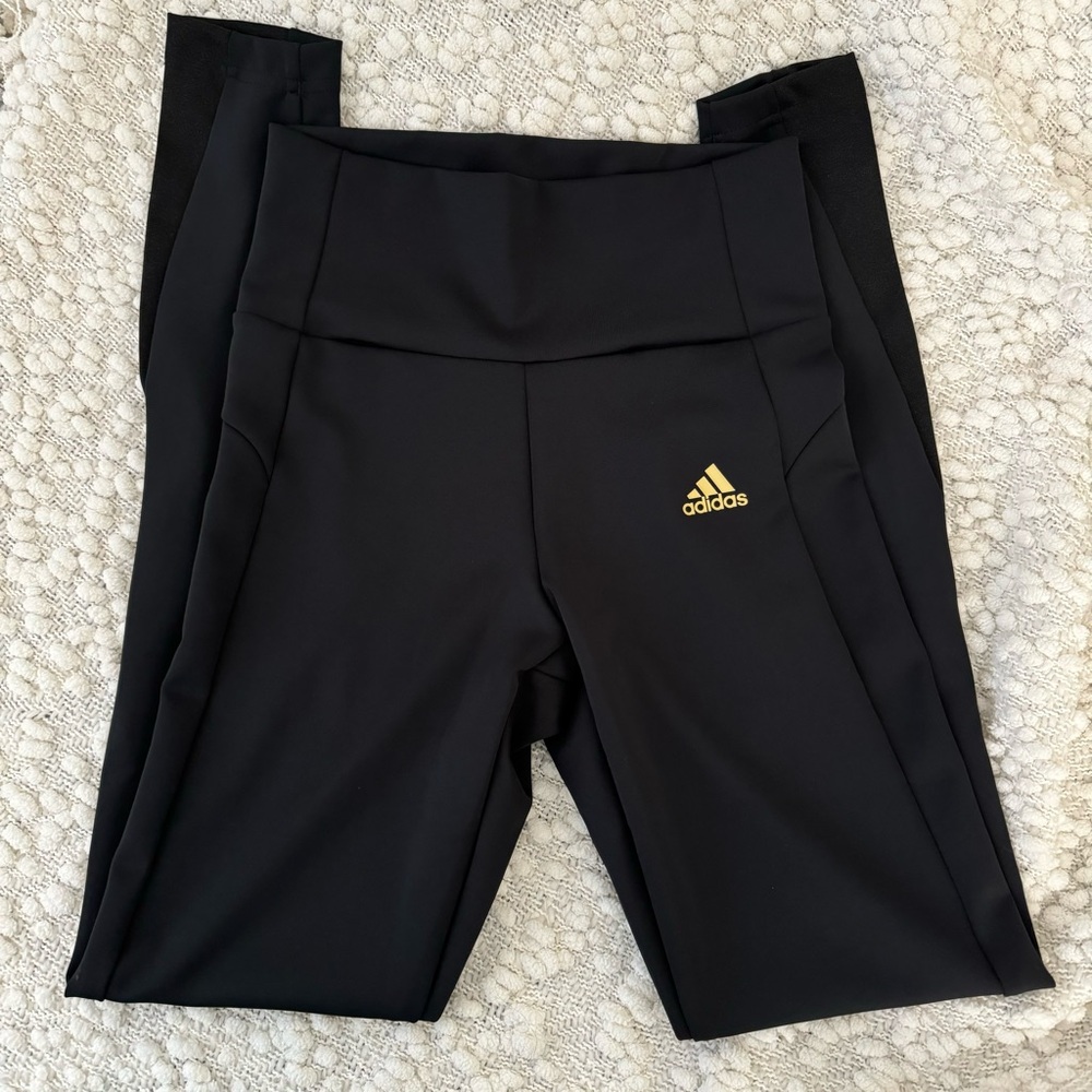 Adidas prime green aero ready black leggings